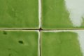 Handvorm 10x10 groene tegels