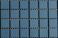 donker blauw strak mozaiek 2x2 cm